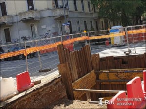 Blindaggio scavo a Milano