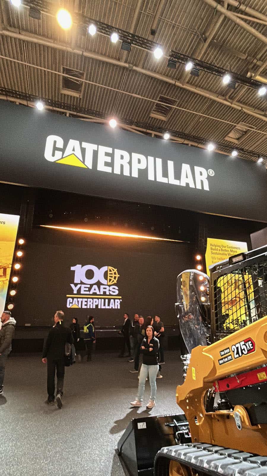 esposizione caterpillar fiera bauma 2025